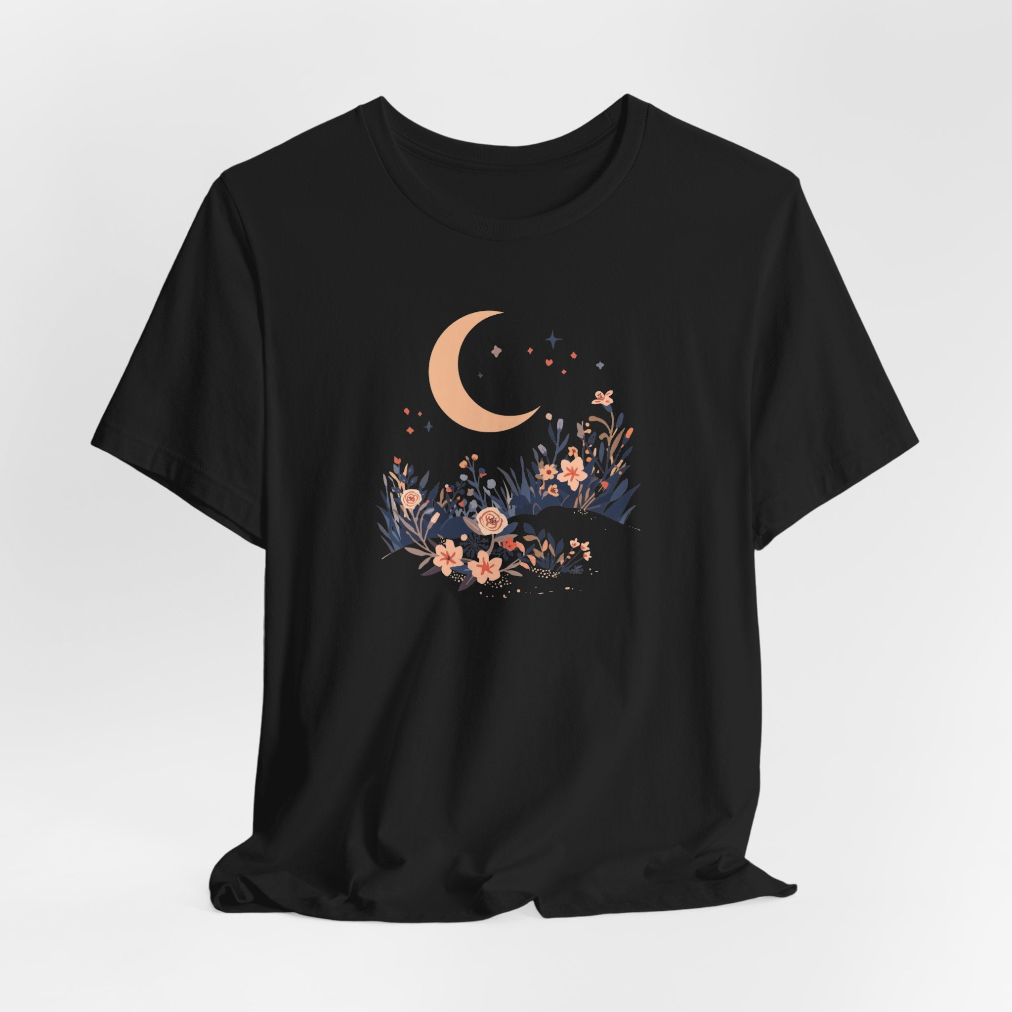 Moonlit Floral Sand Dunes T-Shirt