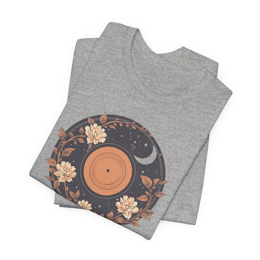 Celestial Vinyl & Wildflowers Graphic T-Shirt