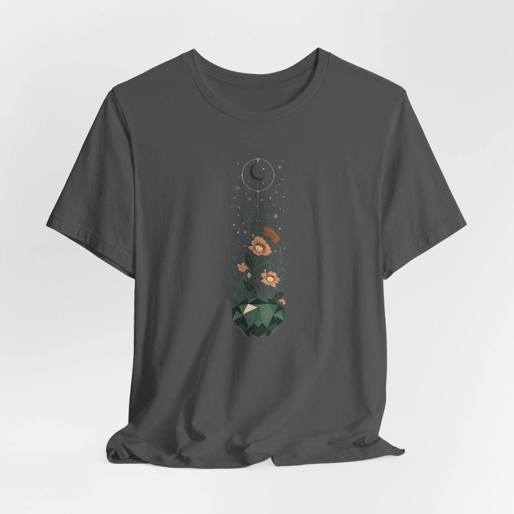 Celestial Crystal Garden Graphic T-Shirt