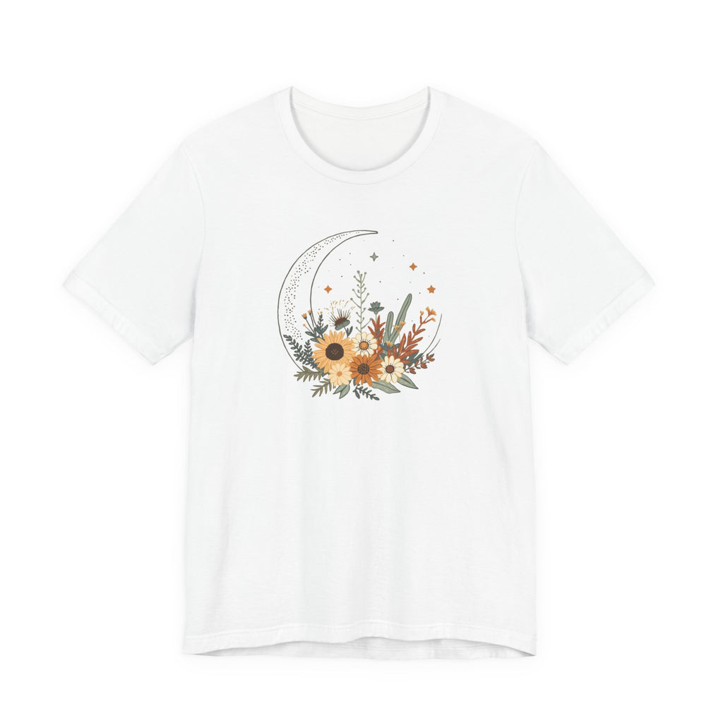 Celestial Sunflower Floral T-Shirt