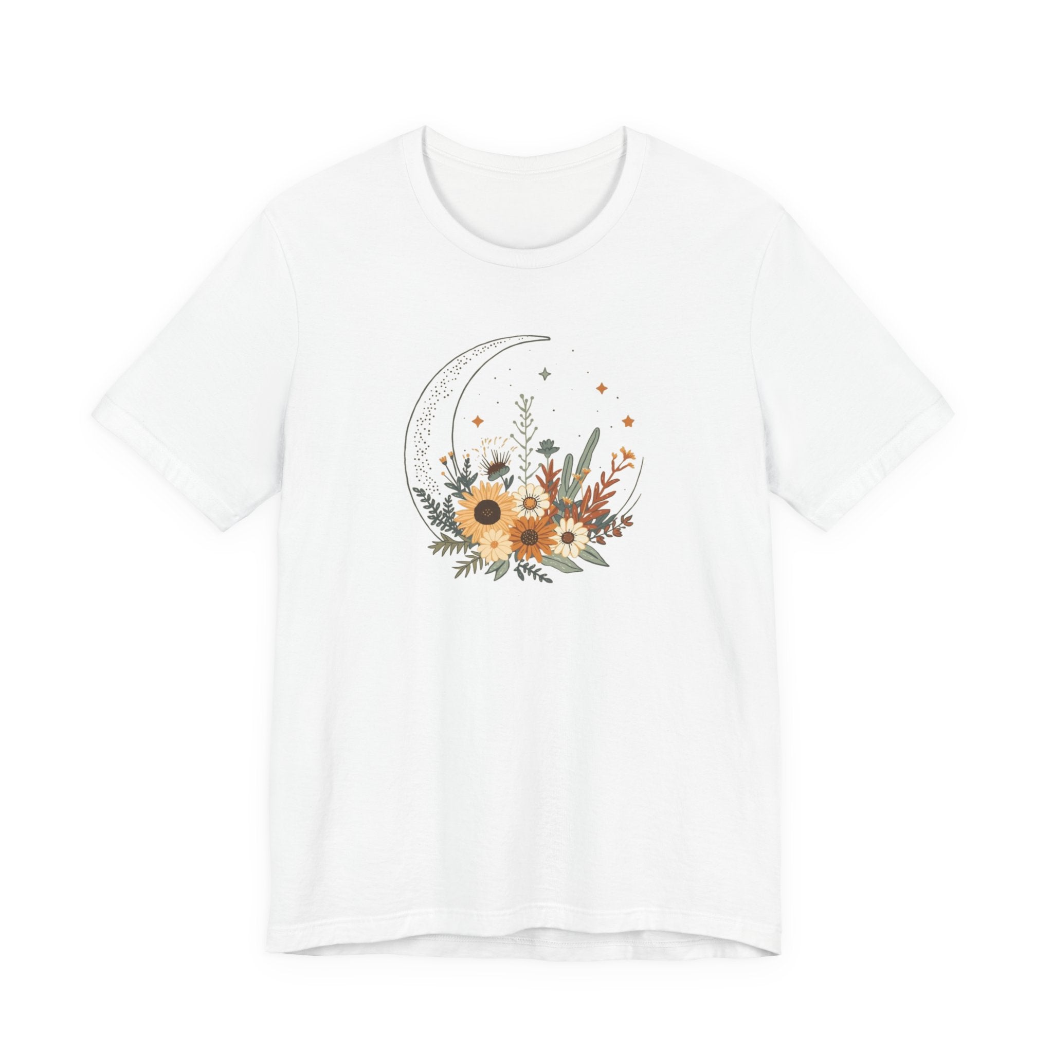 Celestial Sunflower Floral T-Shirt