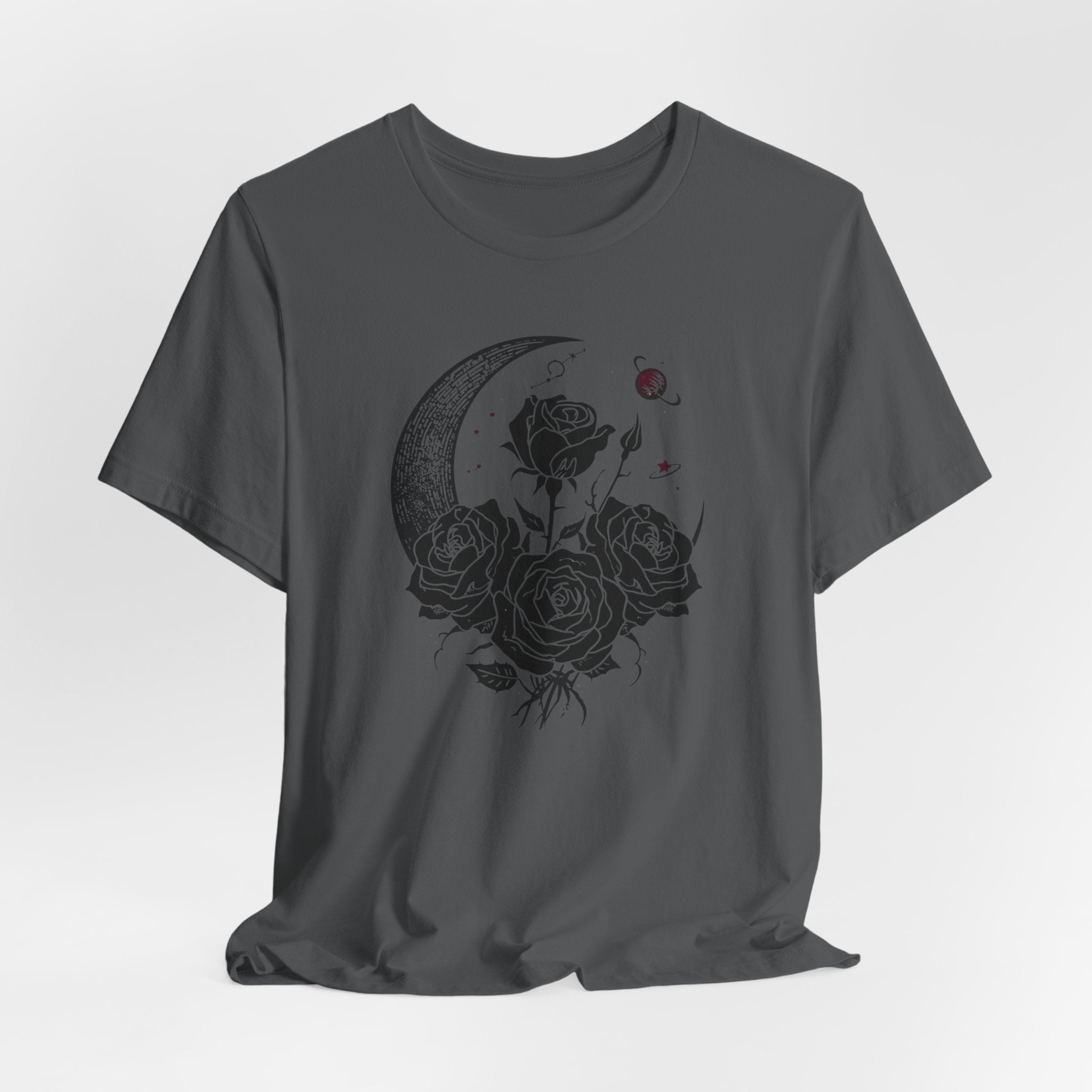 Crescent Moon and Roses T-Shirt