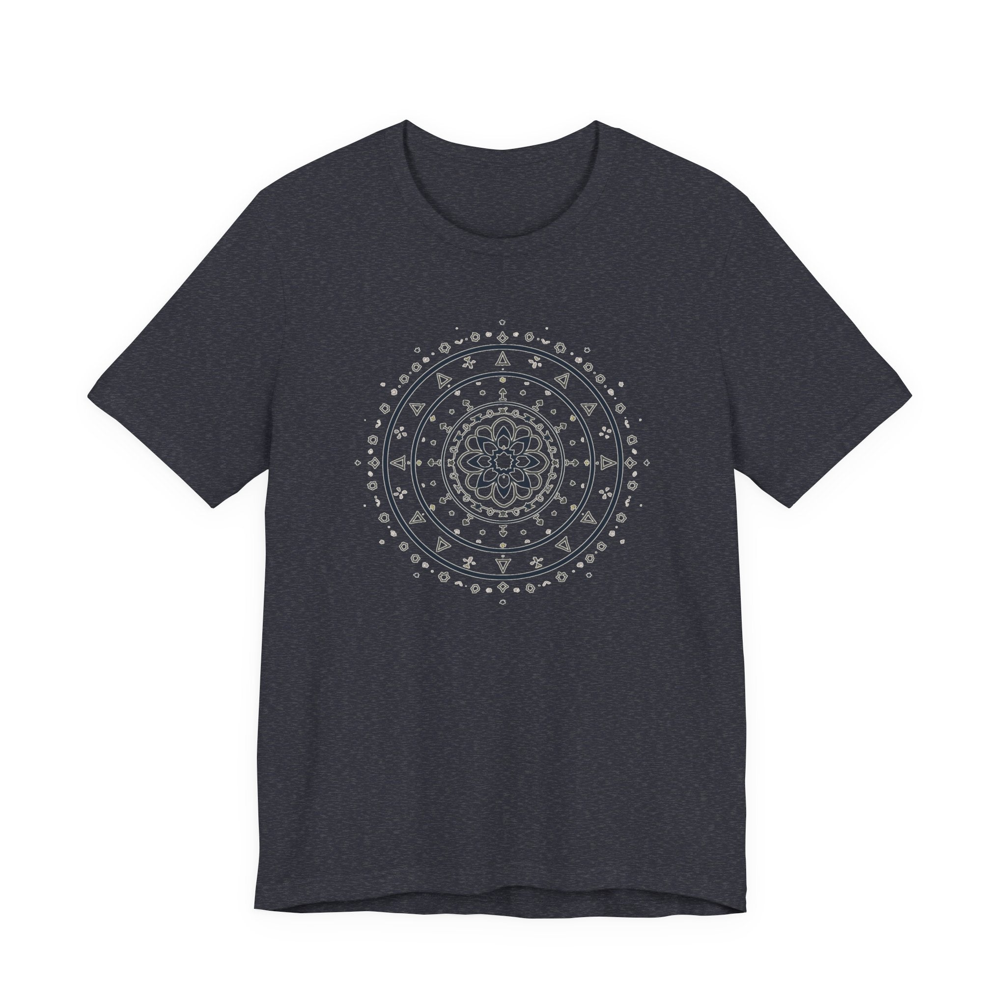 Celestial Geometric Mandala Graphic T-Shirt