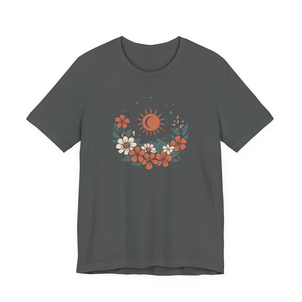 Tropical Sun & Moon Floral T-Shirt