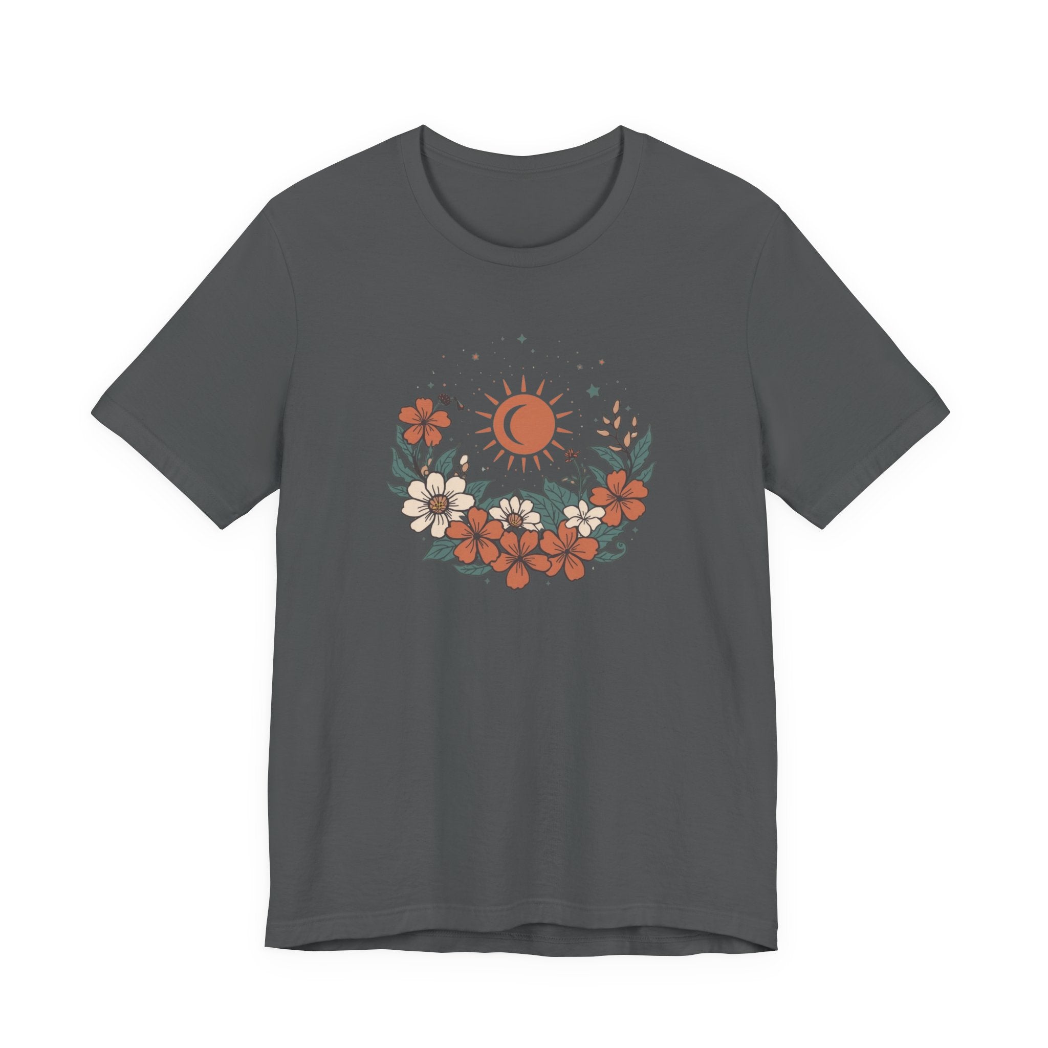 Tropical Sun & Moon Floral T-Shirt