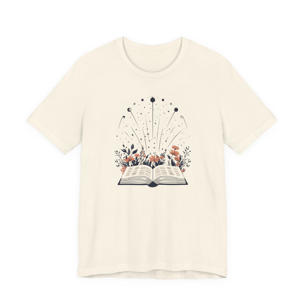 Celestial Book Lover Graphic T-Shirt