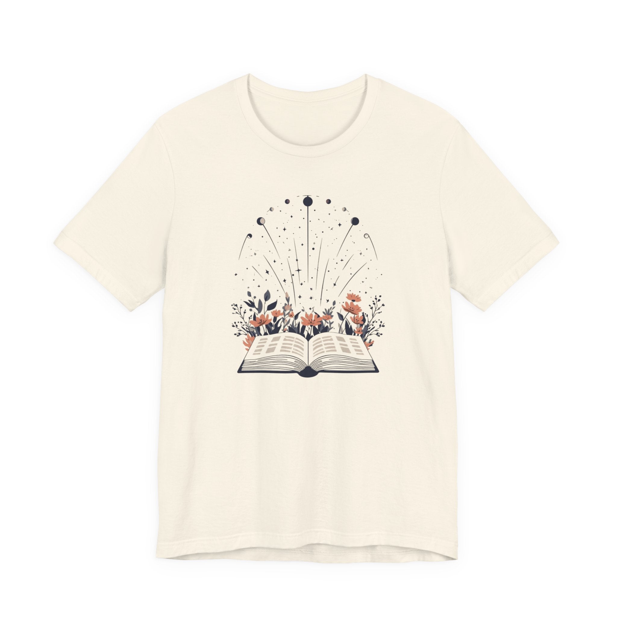 Celestial Book Lover Graphic T-Shirt