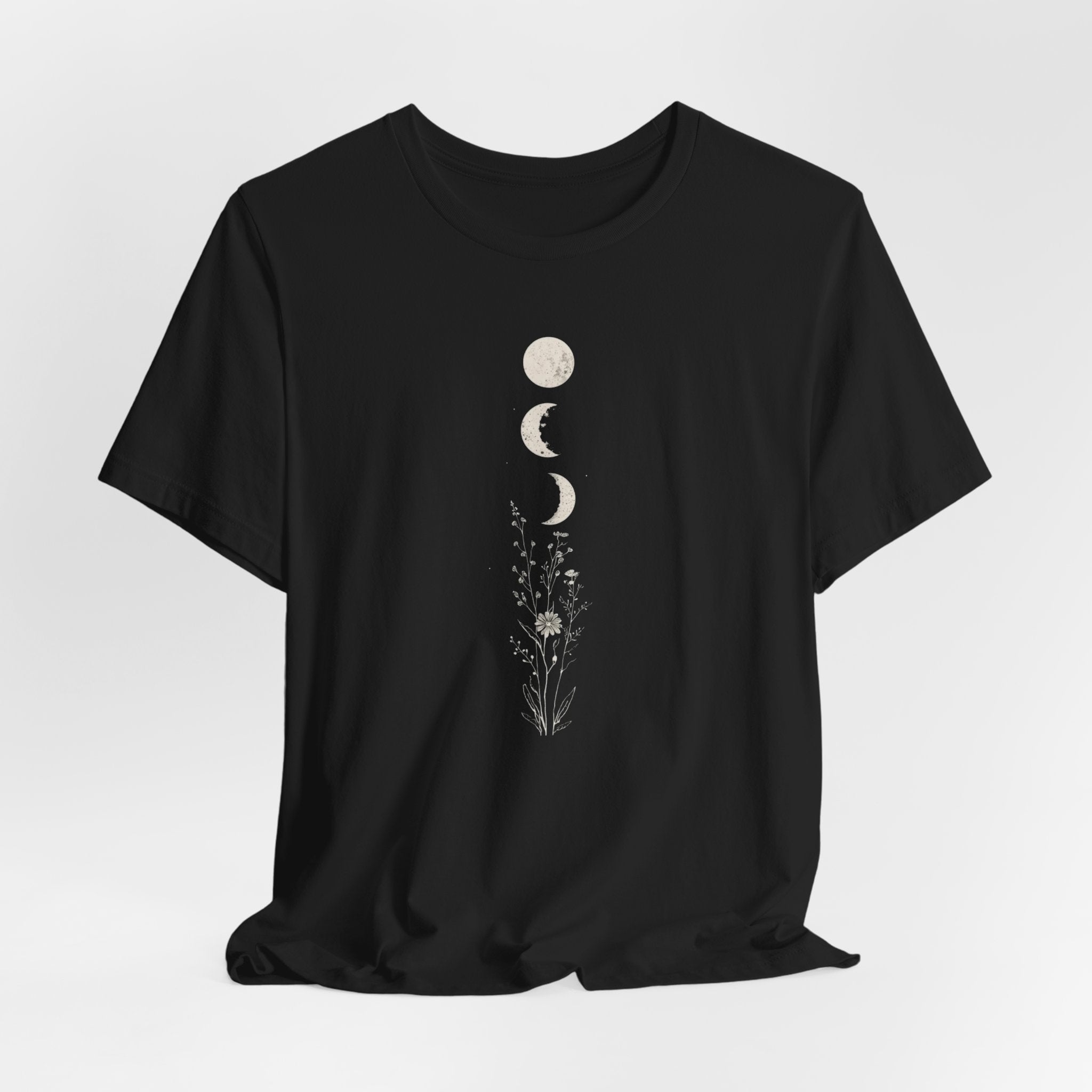 Floral Moon Phases T-Shirt
