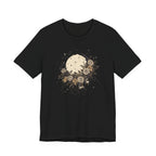 Celestial Moon & Roses Graphic T-Shirt