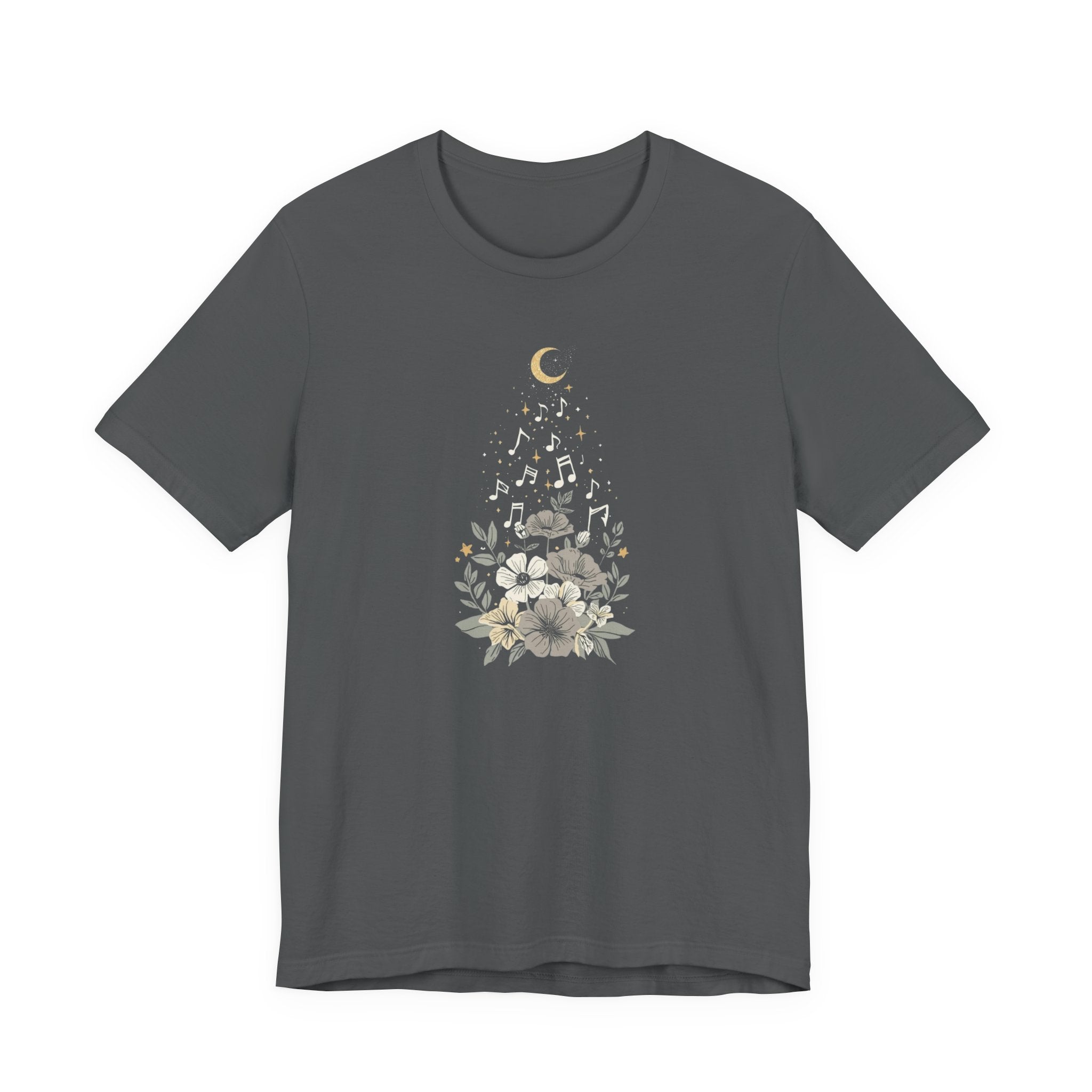 Moonlit Melody Floral T-Shirt