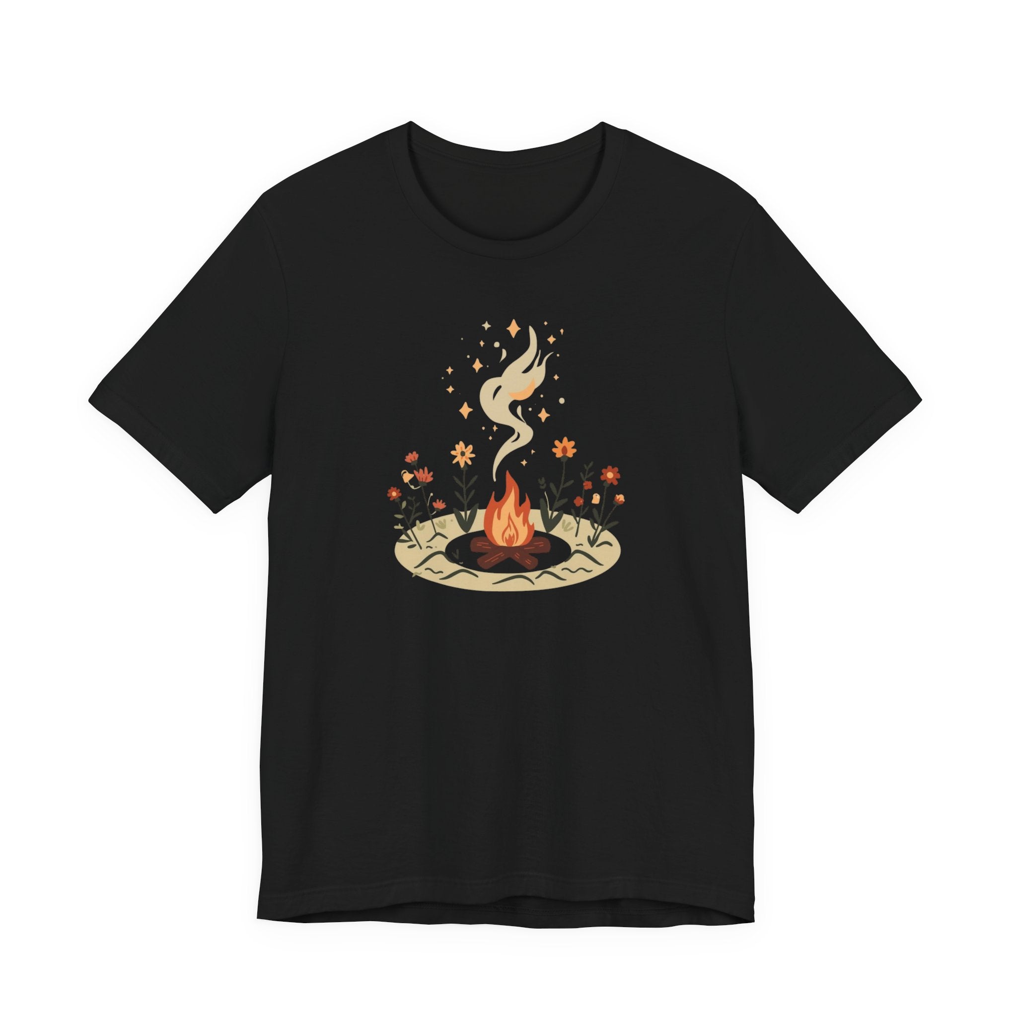 Campfire Under the Stars Graphic T-Shirt