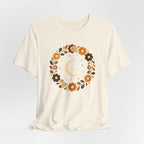 Retro Celestial Floral Wreath T-Shirt