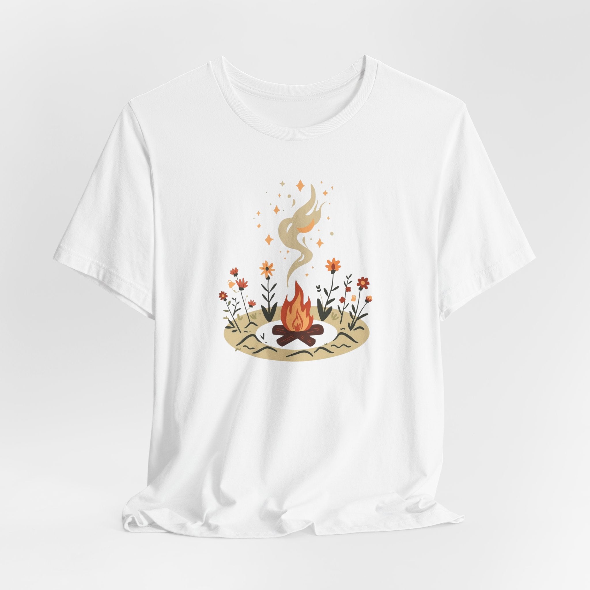 Campfire Under the Stars Graphic T-Shirt