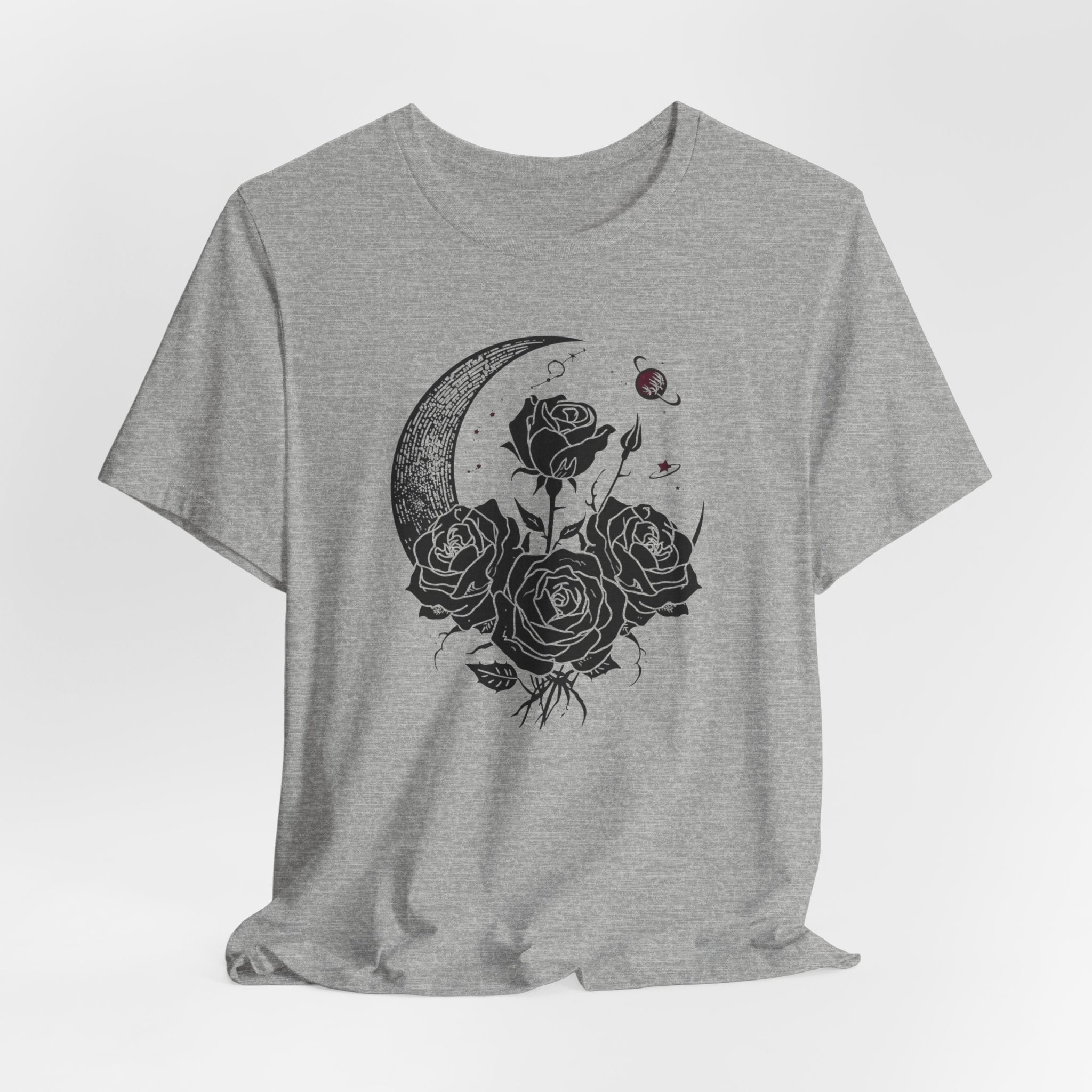 Crescent Moon and Roses T-Shirt