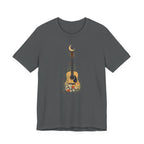 Celestial Floral Guitar Graphic T-Shirt