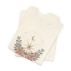 Celestial Compass Floral Graphic T-Shirt