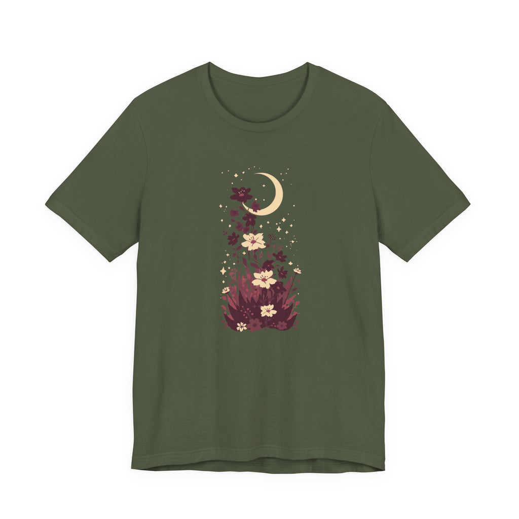 Boho Wildflower Moon Graphic T-Shirt