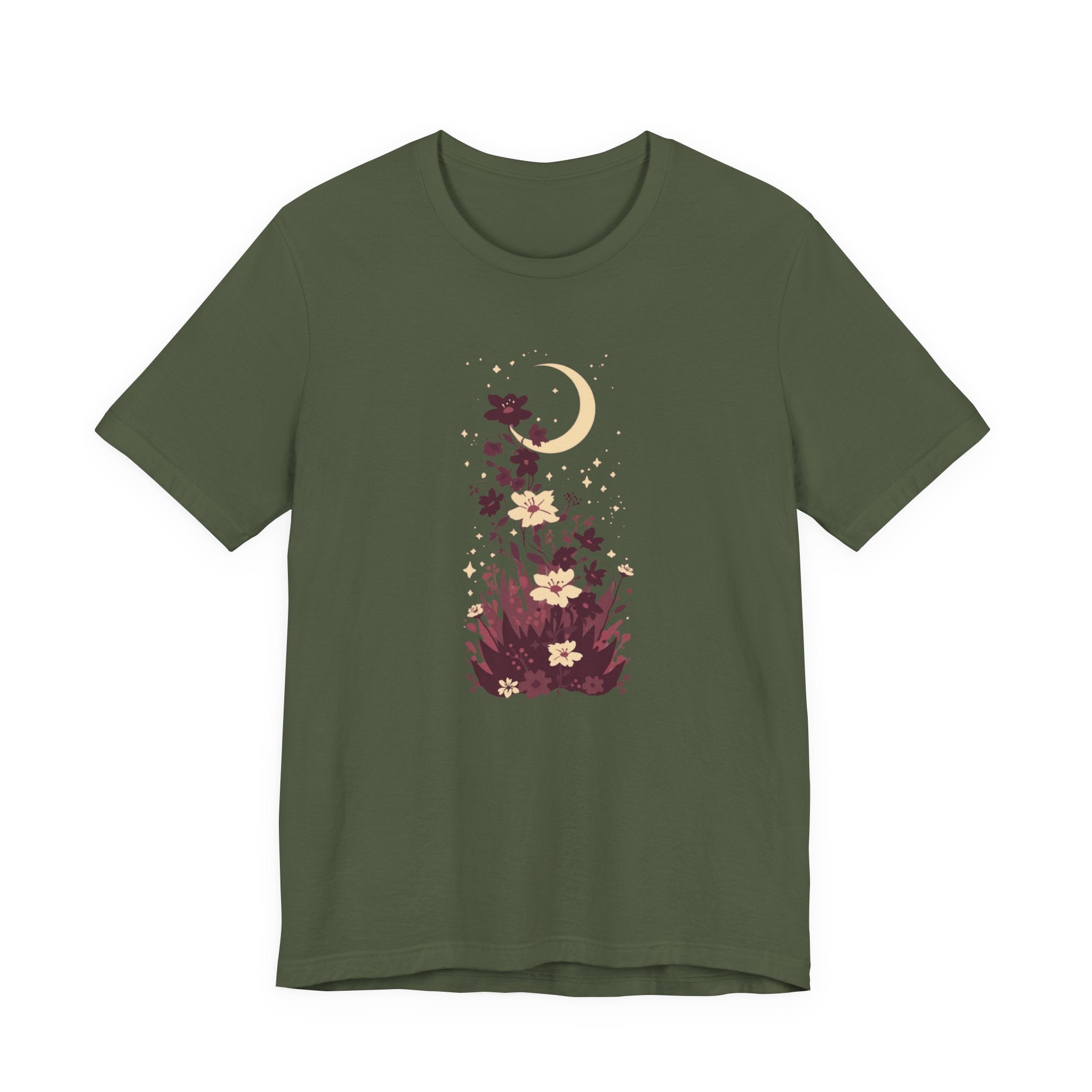 Boho Wildflower Moon Graphic T-Shirt