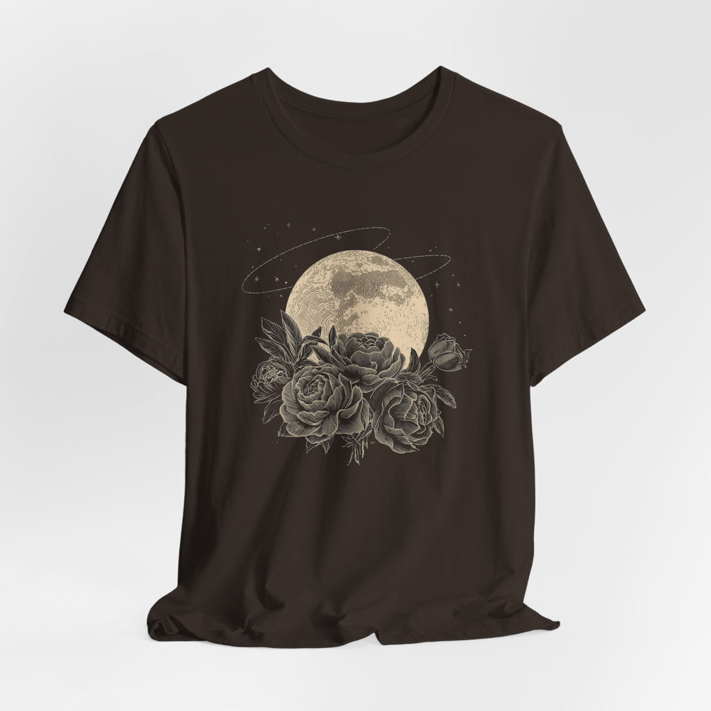 Full Moon and Roses T-Shirt