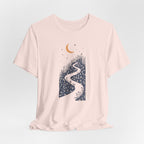 Moonlit Wildflower Path Graphic T-Shirt