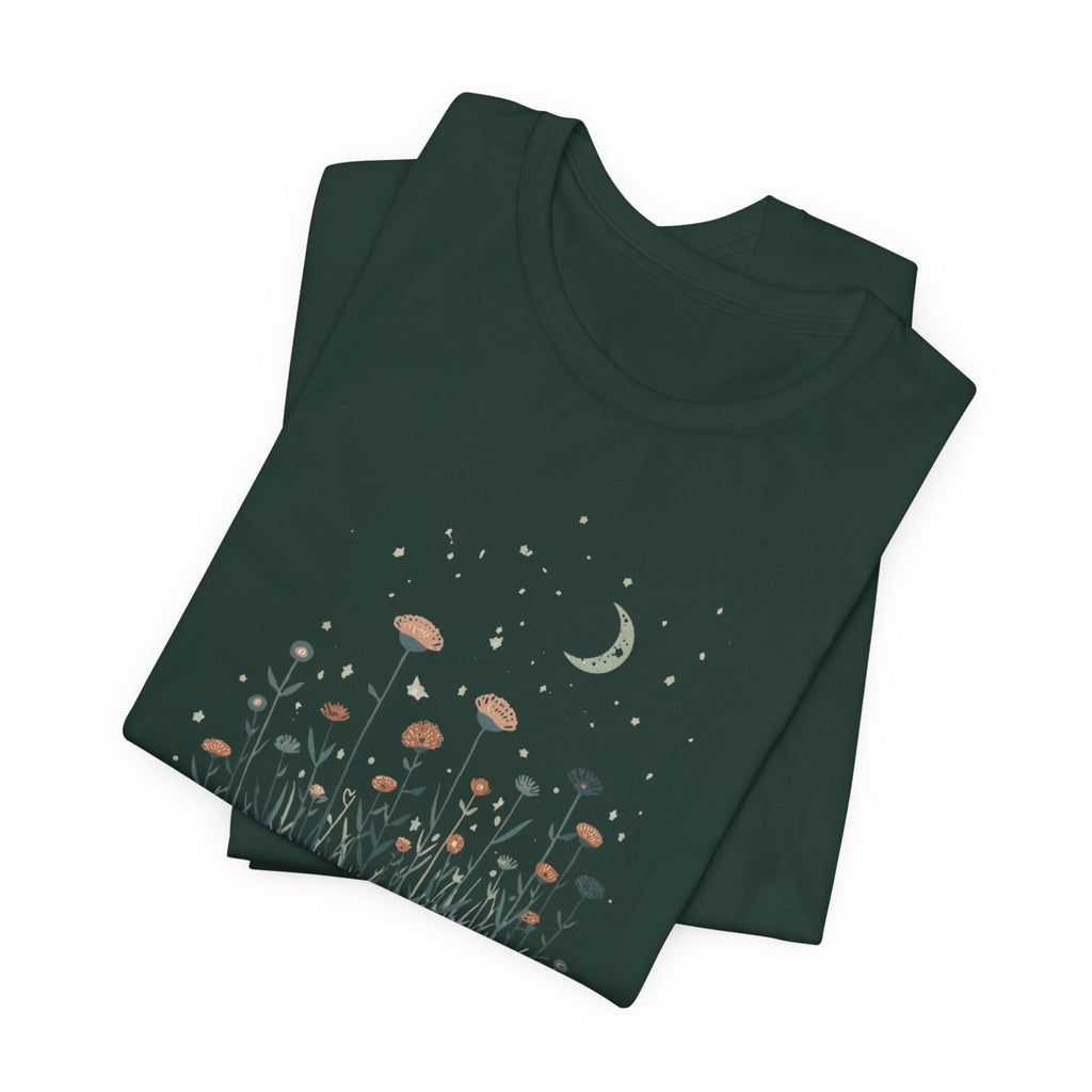 Moonlit Wildflower Meadow T-Shirt