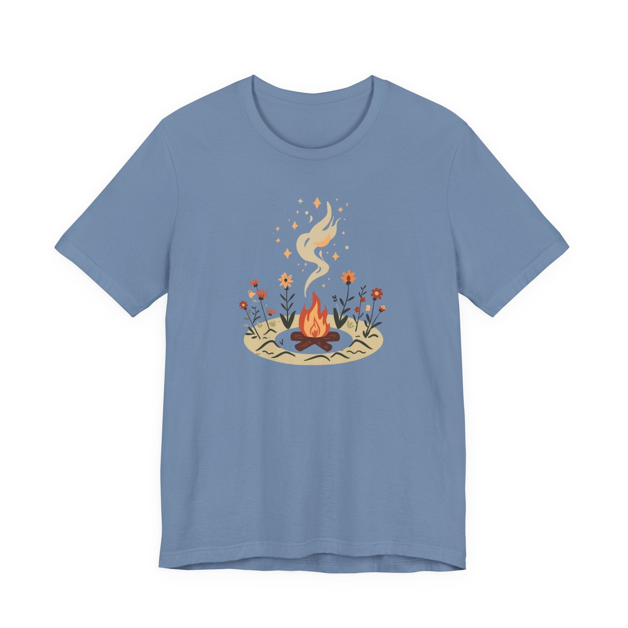Campfire Under the Stars Graphic T-Shirt