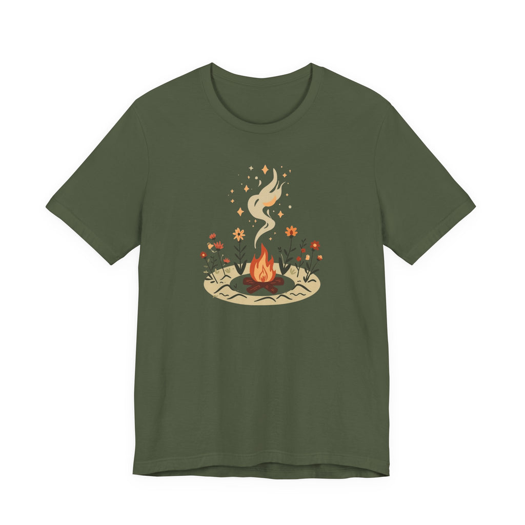 Campfire Under the Stars Graphic T-Shirt