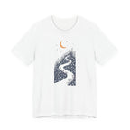 Moonlit Wildflower Path Graphic T-Shirt