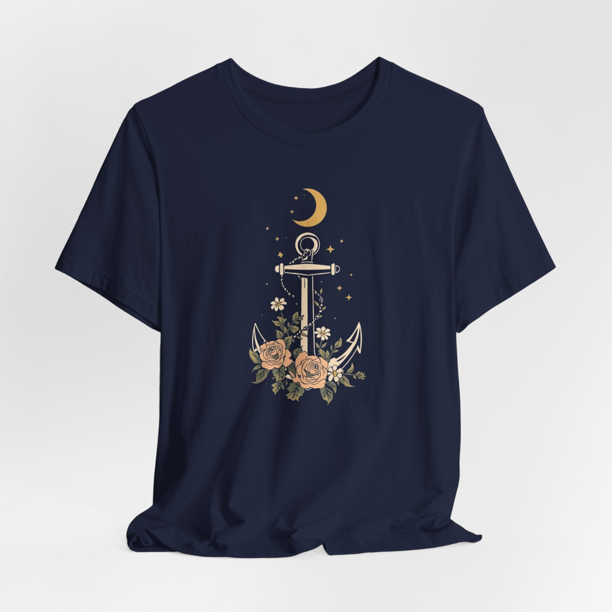 Celestial Blooming Anchor T-Shirt