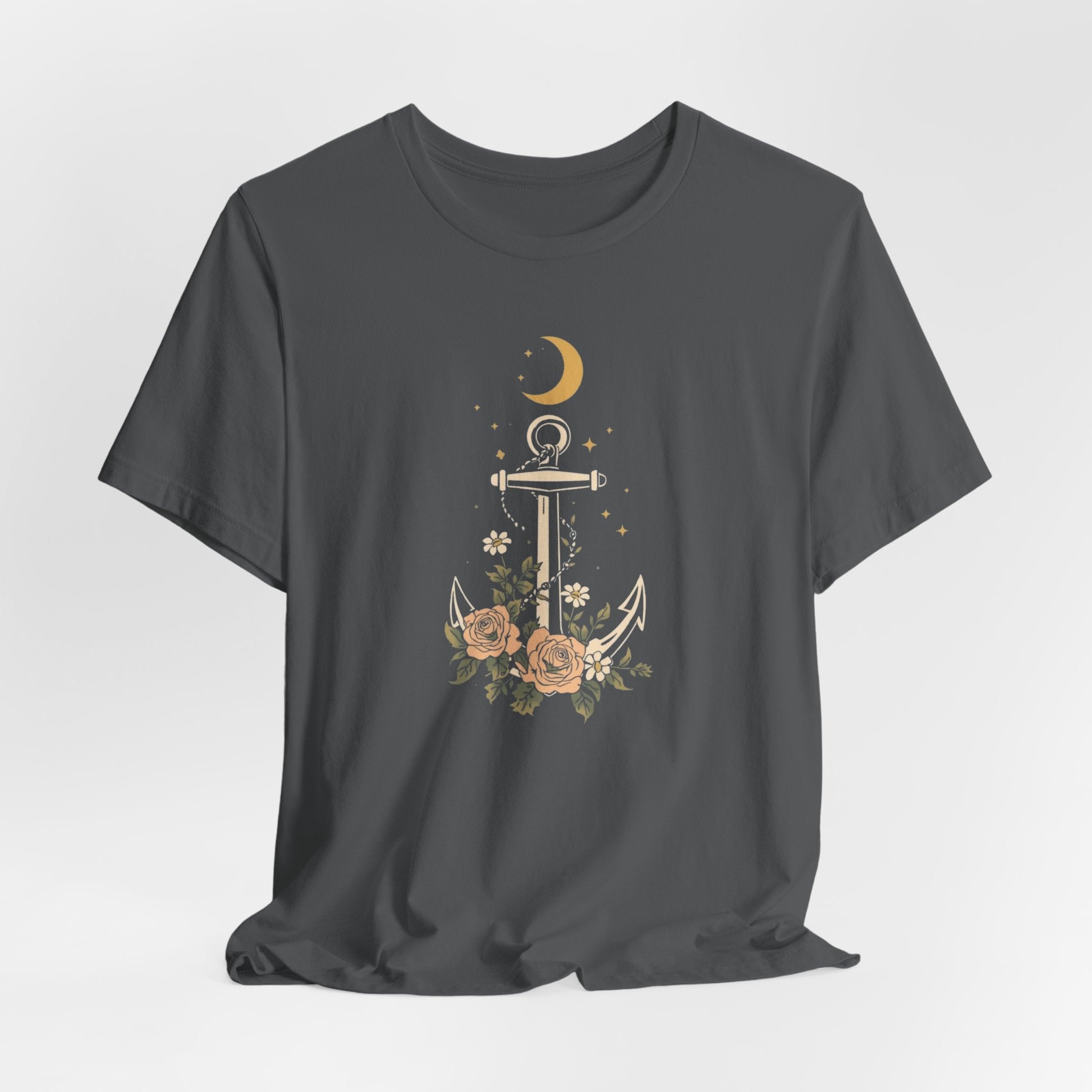 Celestial Blooming Anchor T-Shirt