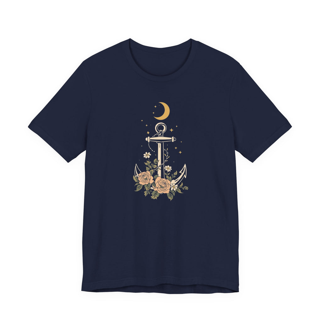 Celestial Blooming Anchor T-Shirt