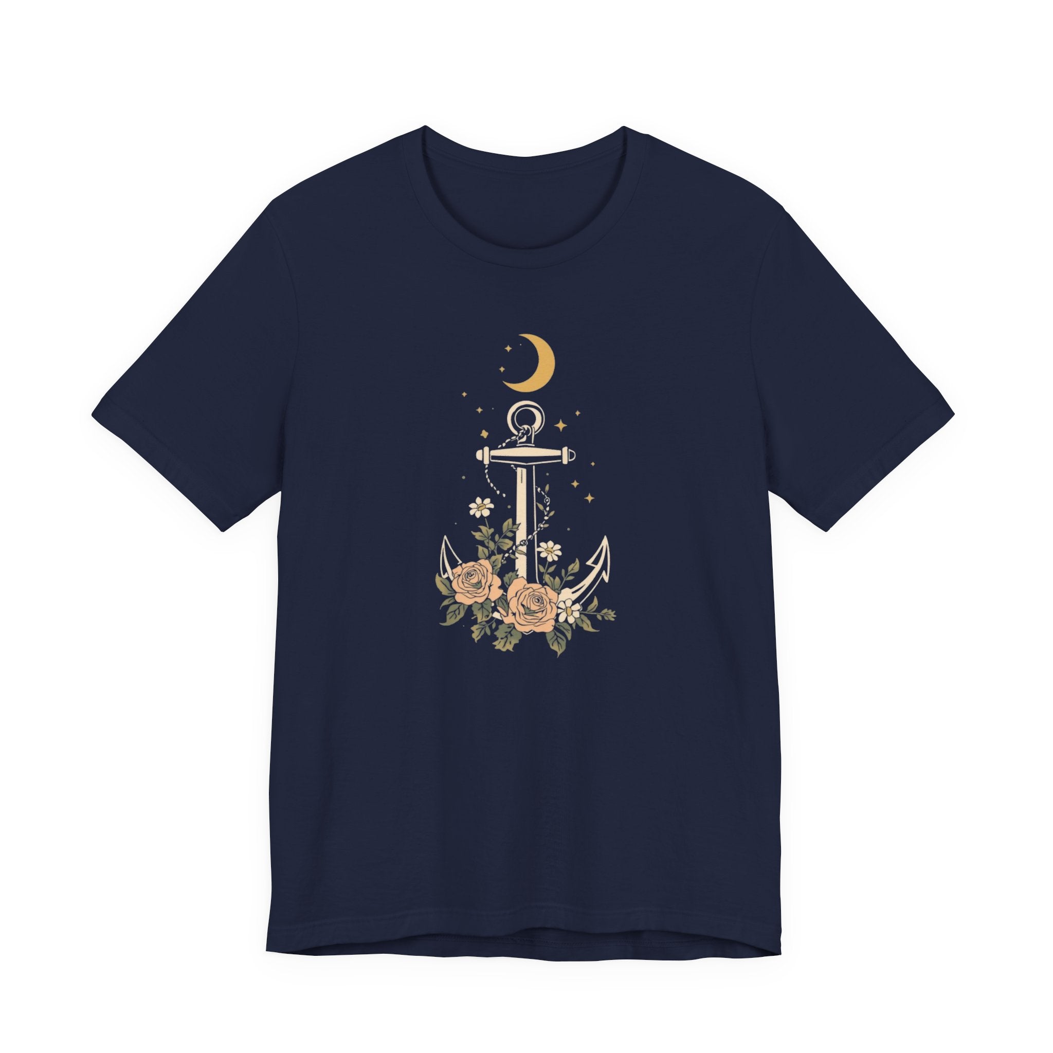 Celestial Blooming Anchor T-Shirt