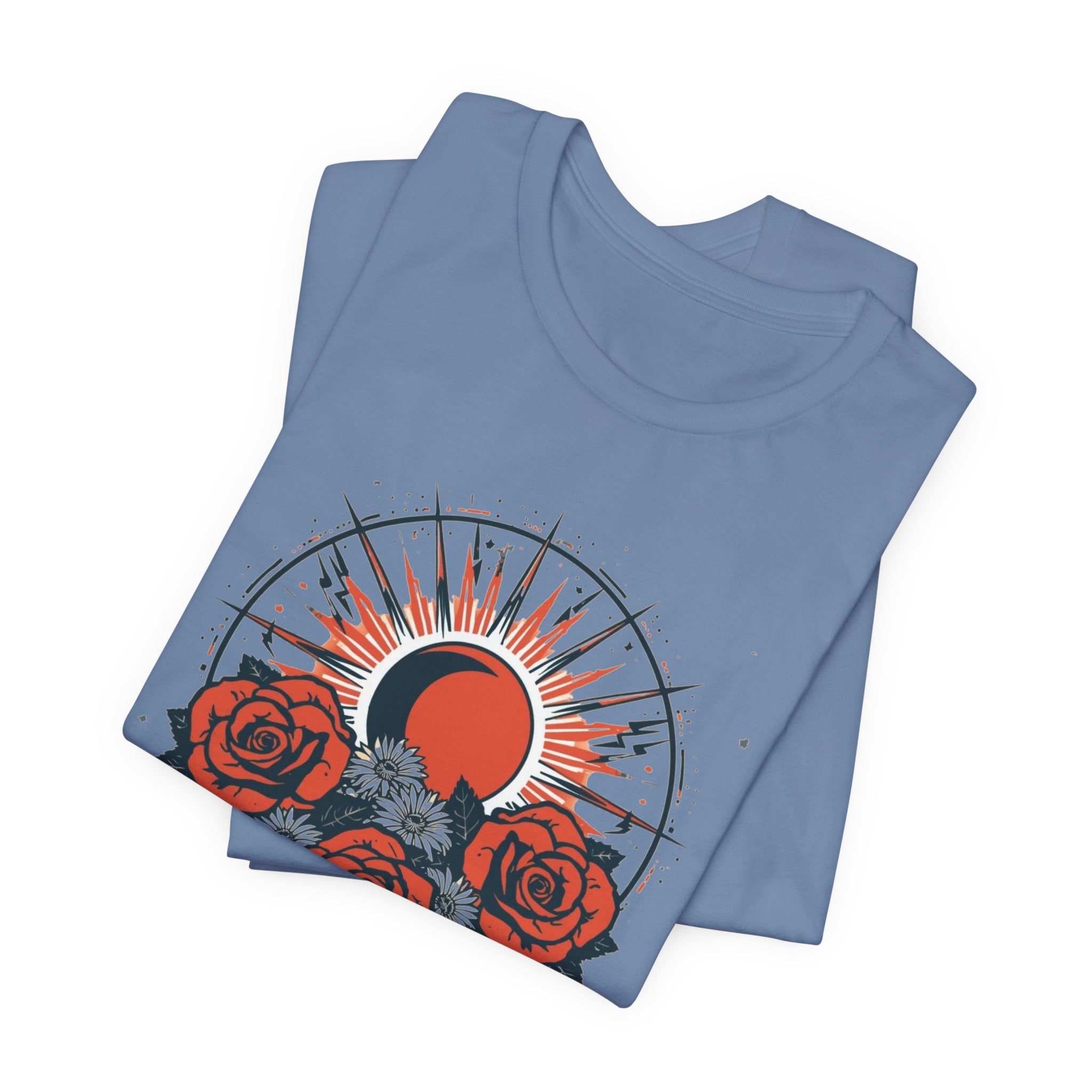 Eclipse Rose Celestial Graphic T-Shirt