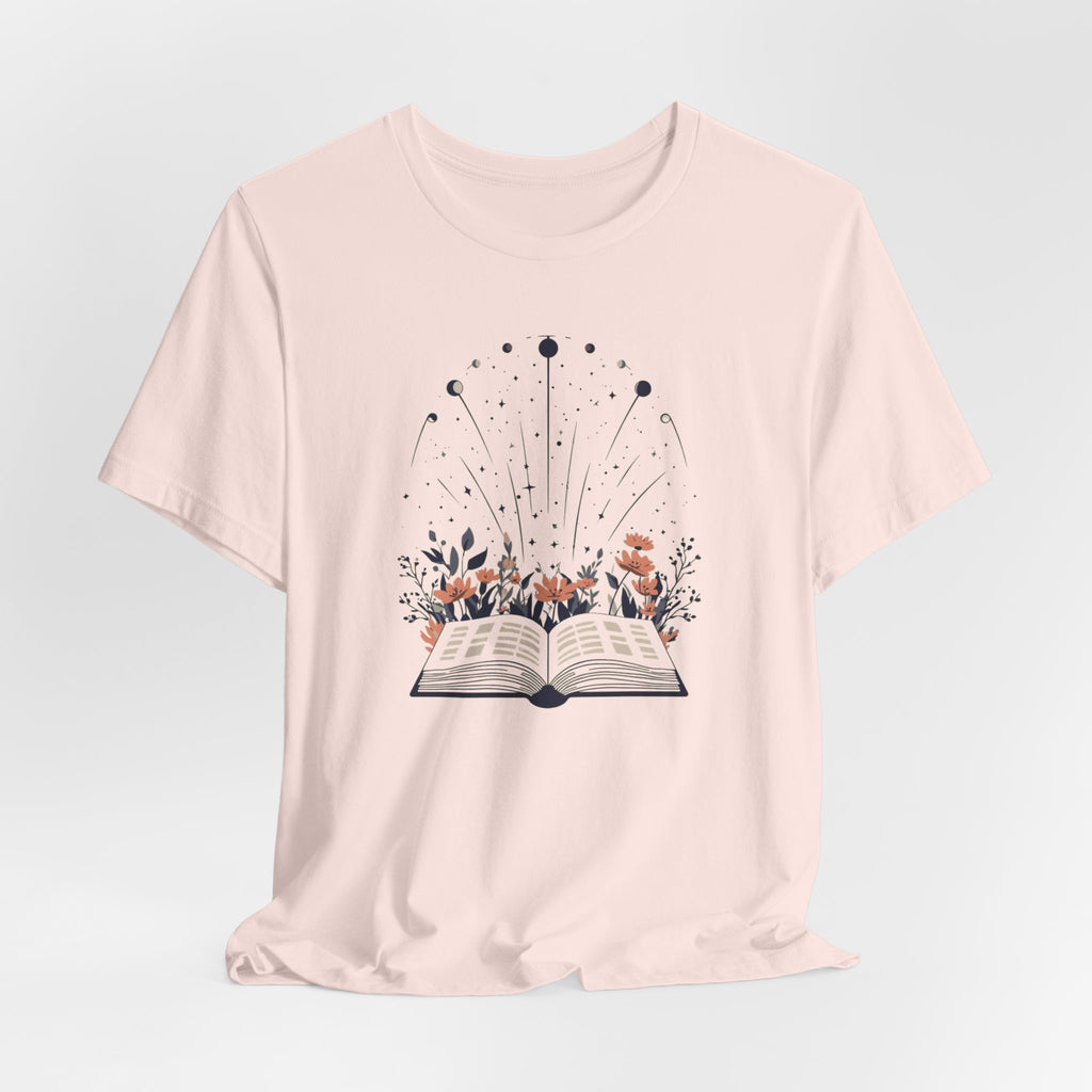 Celestial Book Lover Graphic T-Shirt