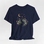 Moonlit Wildflower Path Graphic T-Shirt