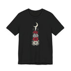 Moon & Lightning Rose Graphic T-Shirt