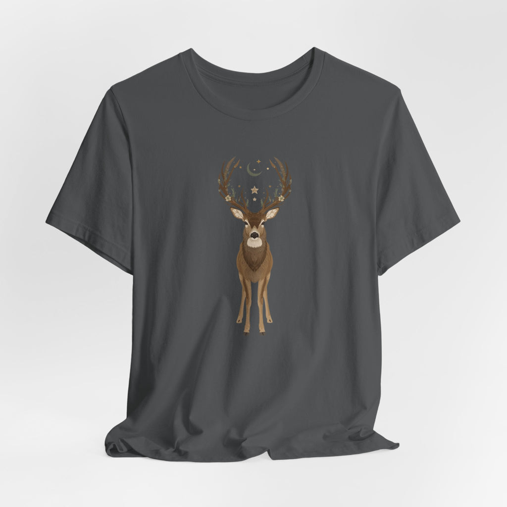 Celestial Stag Woodland Graphic T-Shirt