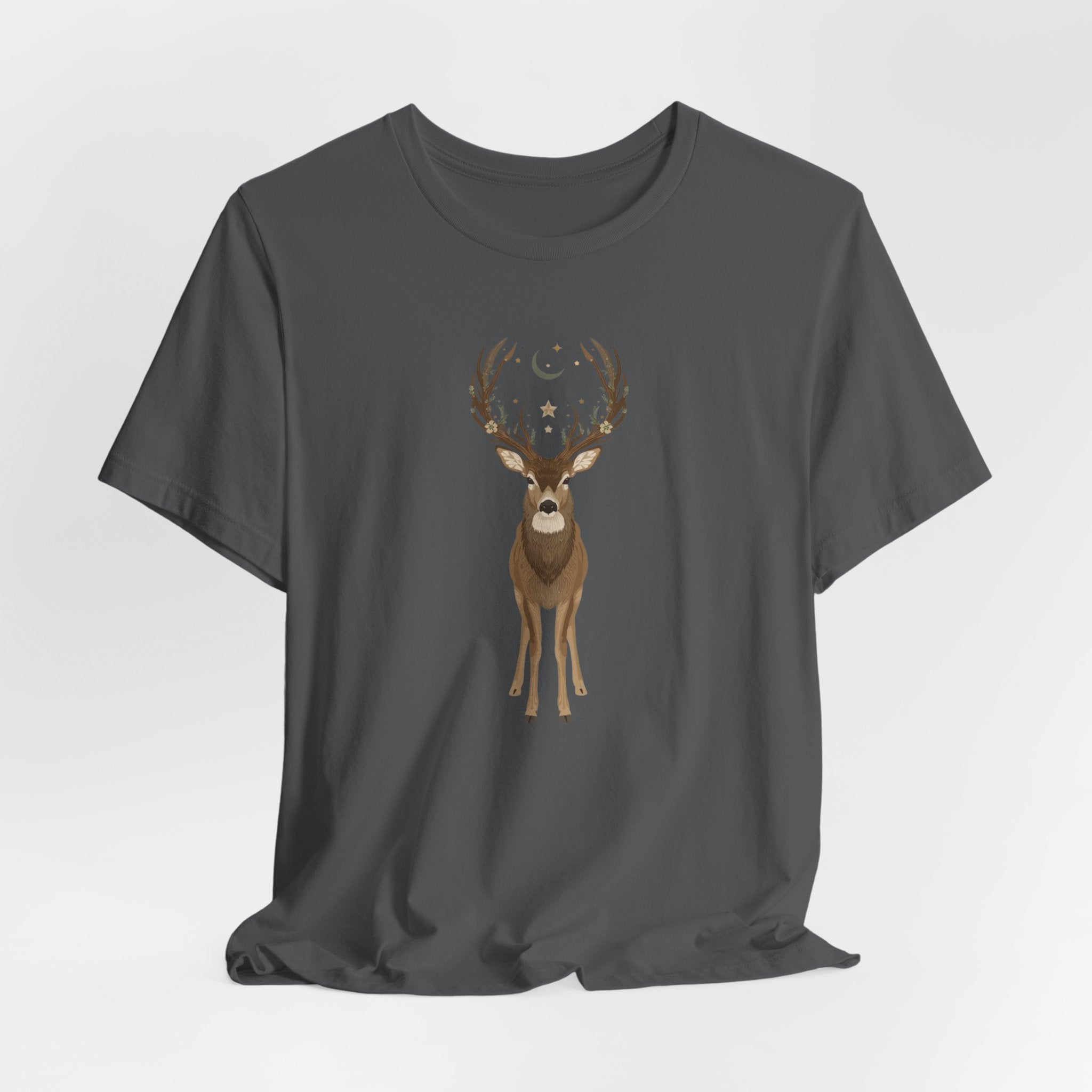 Celestial Stag Woodland Graphic T-Shirt
