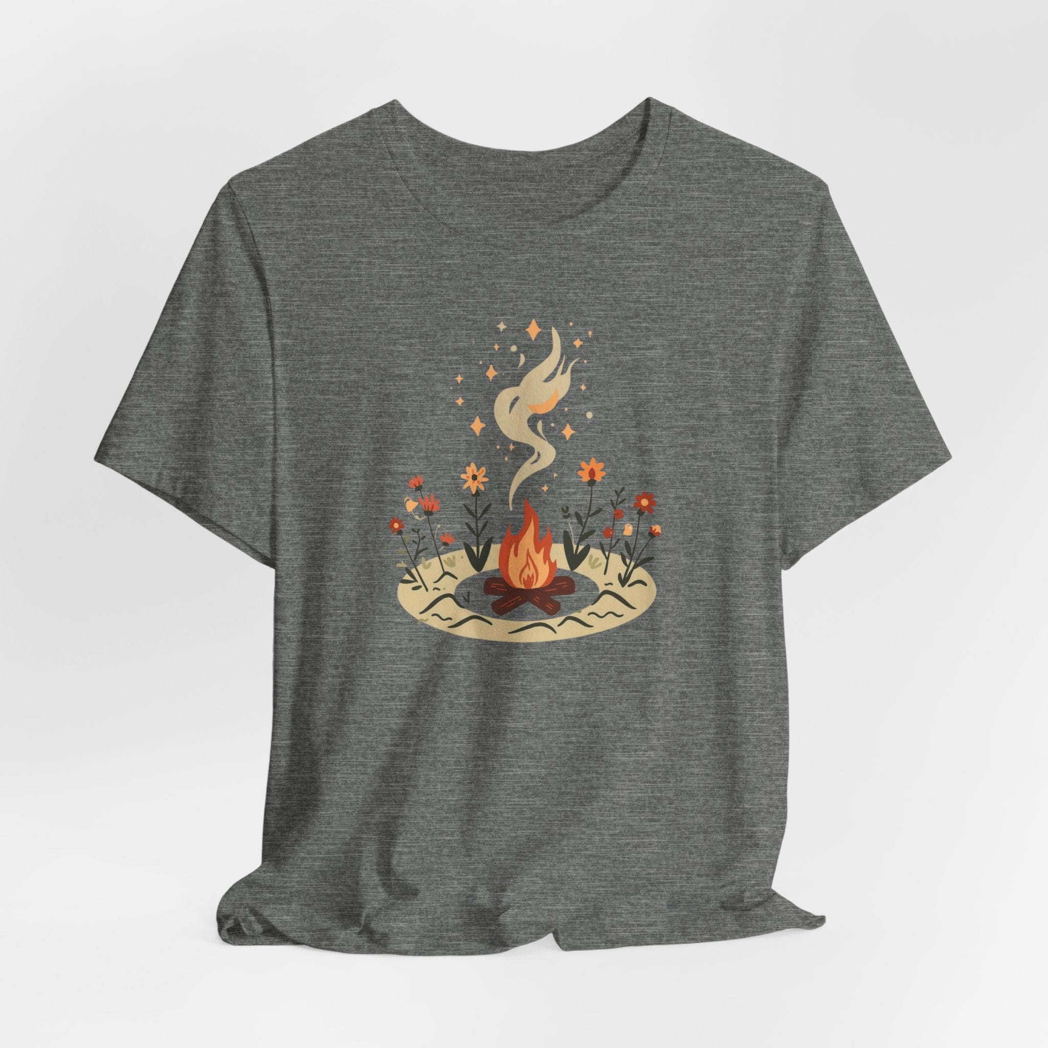 Campfire Under the Stars Graphic T-Shirt