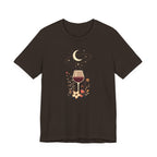 Celestial Wine & Wildflowers Graphic T-Shirt