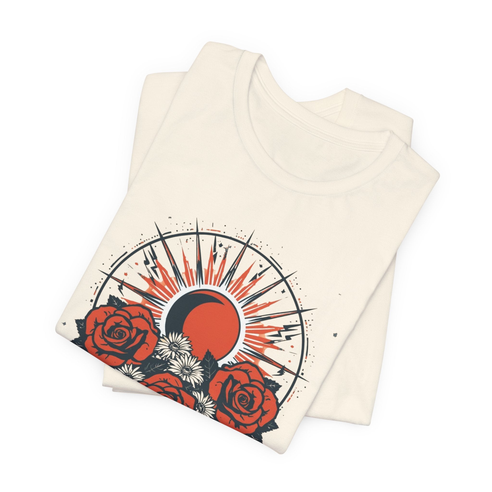 Eclipse Rose Celestial Graphic T-Shirt