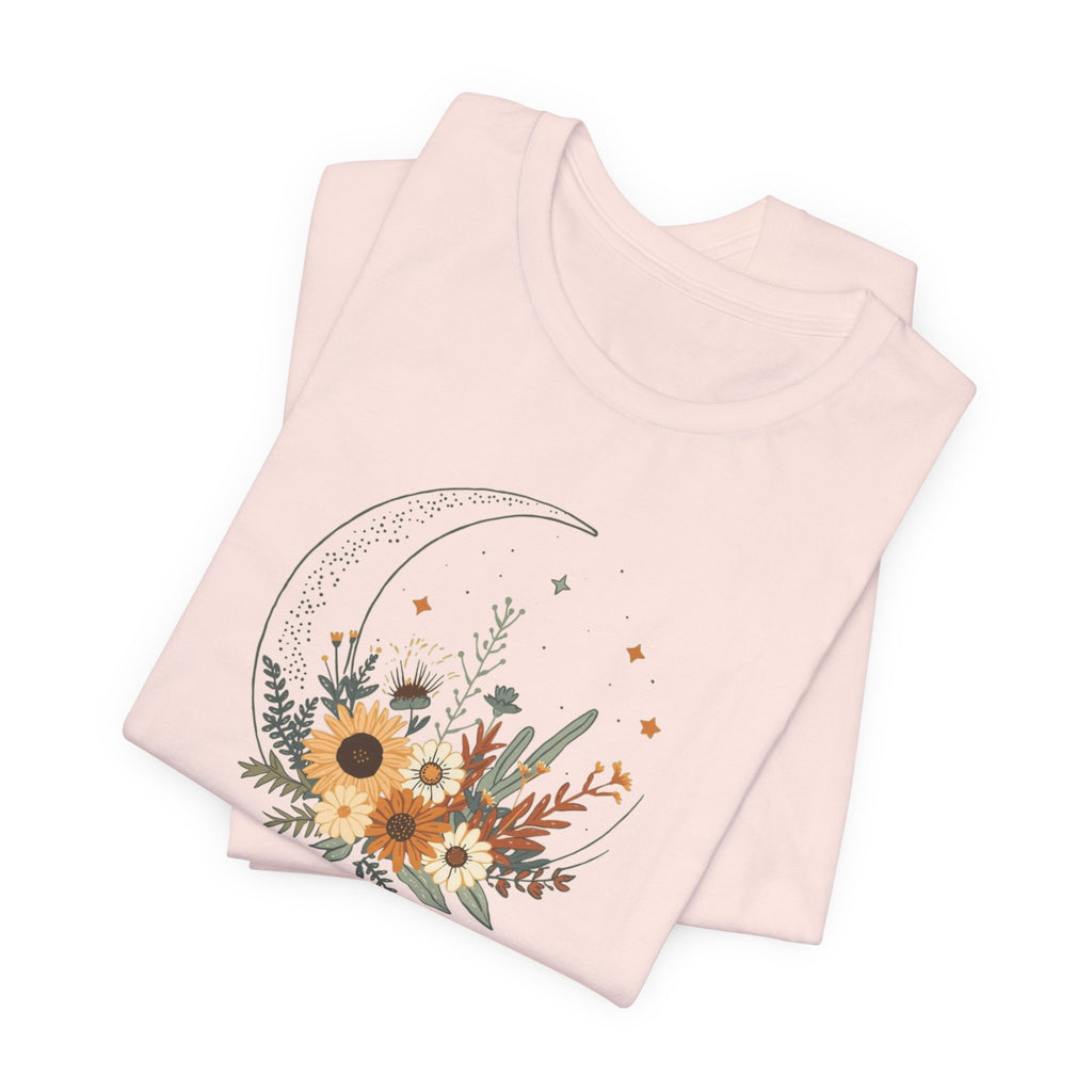 Celestial Sunflower Floral T-Shirt