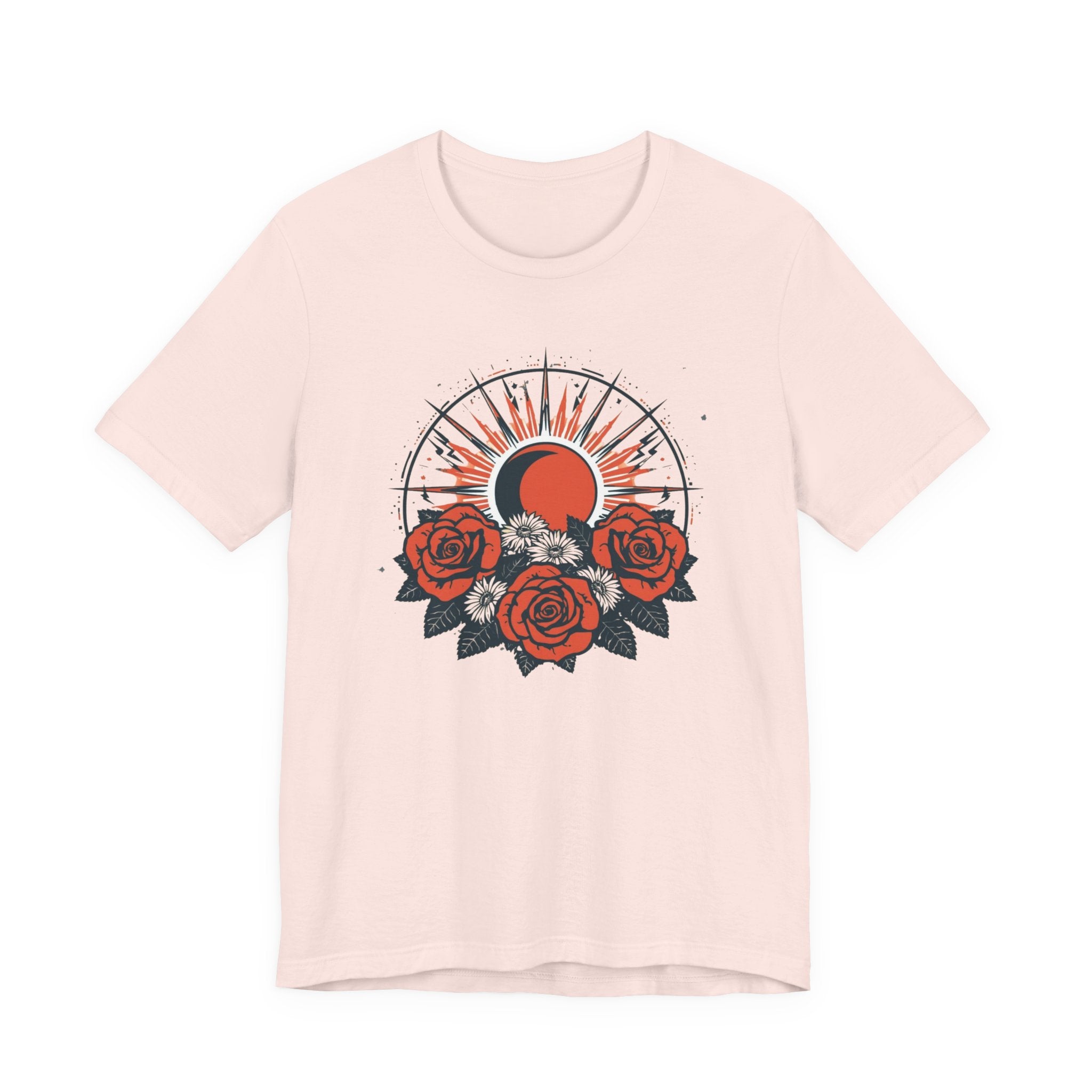 Eclipse Rose Celestial Graphic T-Shirt