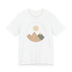 Moonlit Mountain and Flowers T-Shirt