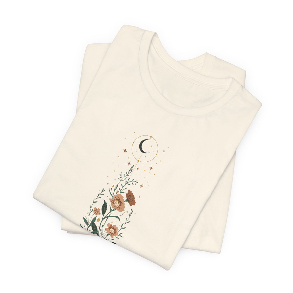Celestial Crystal Garden Graphic T-Shirt