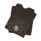 Sacred Geometry Floral Mandala Celestial Graphic T-Shirt