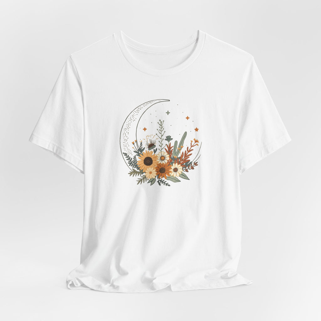 Celestial Sunflower Floral T-Shirt