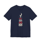 Moon & Lightning Rose Graphic T-Shirt