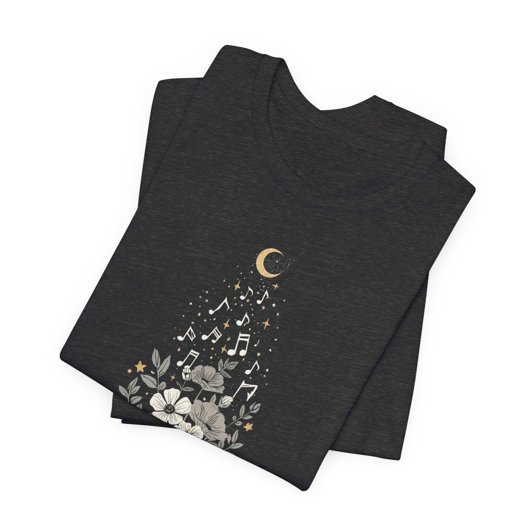 Moonlit Melody Floral T-Shirt