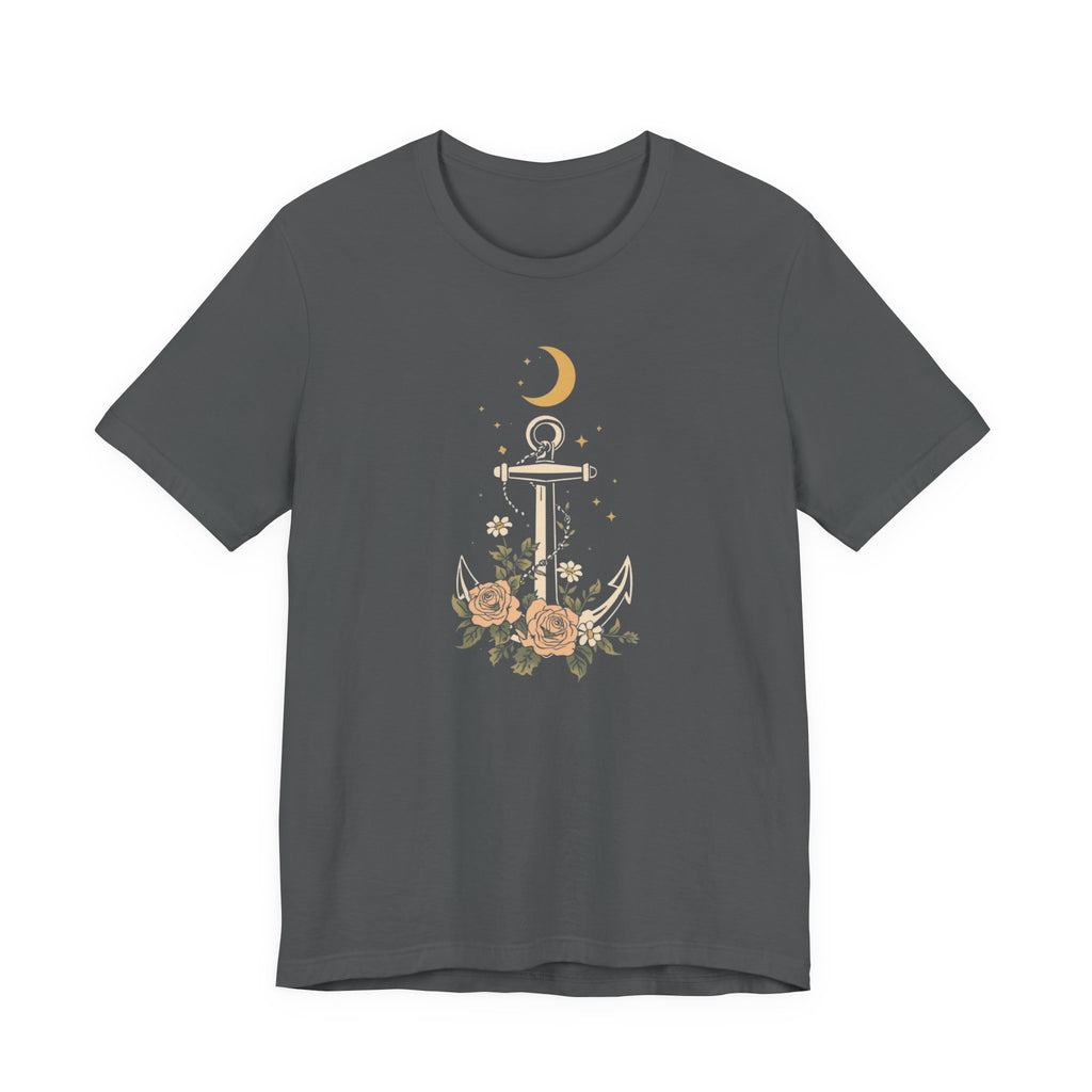 Celestial Blooming Anchor T-Shirt